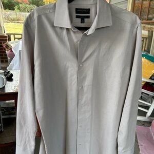 Banana Republic Men's Light Tan Dress Shirt